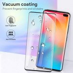 Wholesale Galaxy S10 [Updated Version] Fingerprint Sensor 3D Glass High Response Case Friendly Full Adhesive Glue Tempered Glass Screen Protector with Installation Kit (Black Edge)